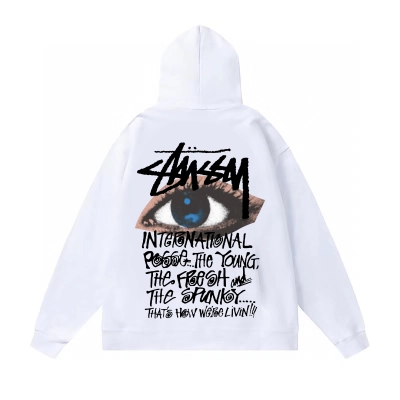  PK Stussy Hoodie White,Light Grey, Apricot, Navy Blue,Black. XB114 02