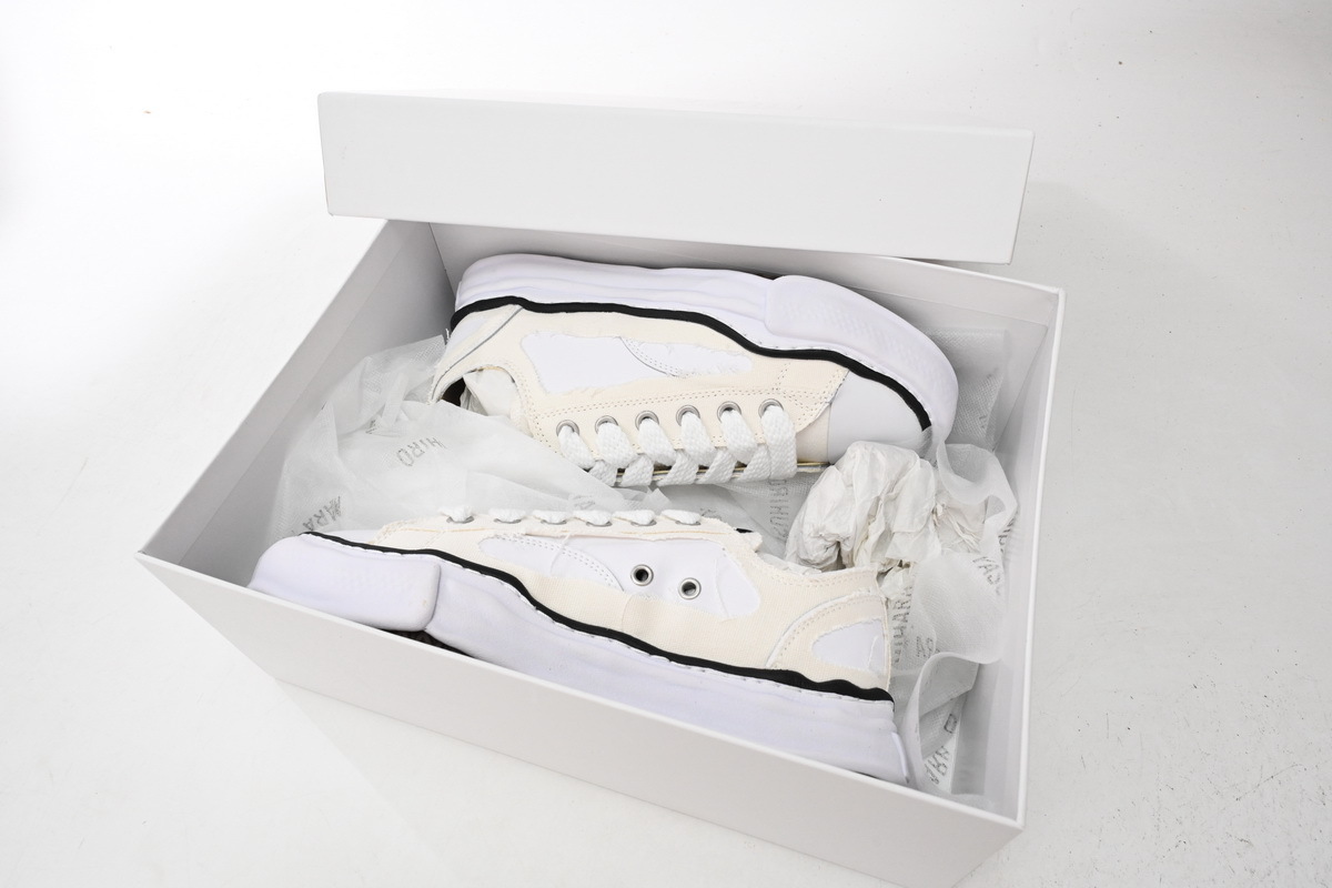  Perfectkicks MIHARA YASUHIRO White And White And Black Stripes, NO.783