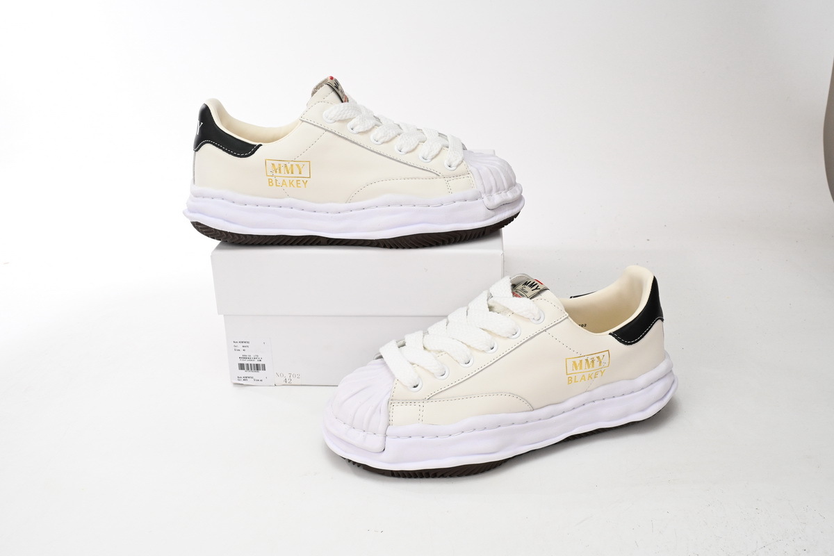  Perfectkicks MIHARA YASUHIRO White And White Black Gold, NO.702