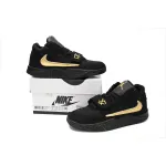 H12 Travis Scott x Jordan Cut The Check Nice Kicks Black Gold, FZ8117-911