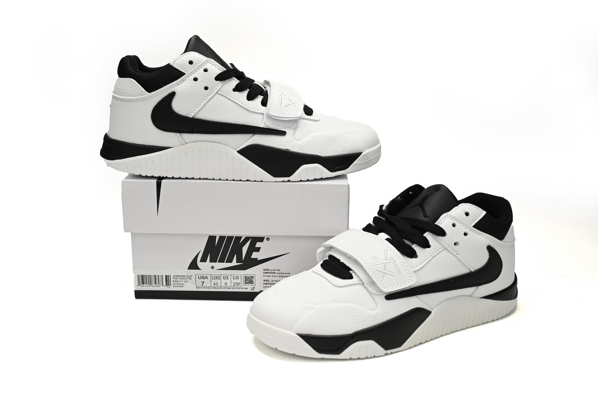  Get Travis Scott x Jordan Cut The Check Nice Kicks Black Panda, FZ8117-151
