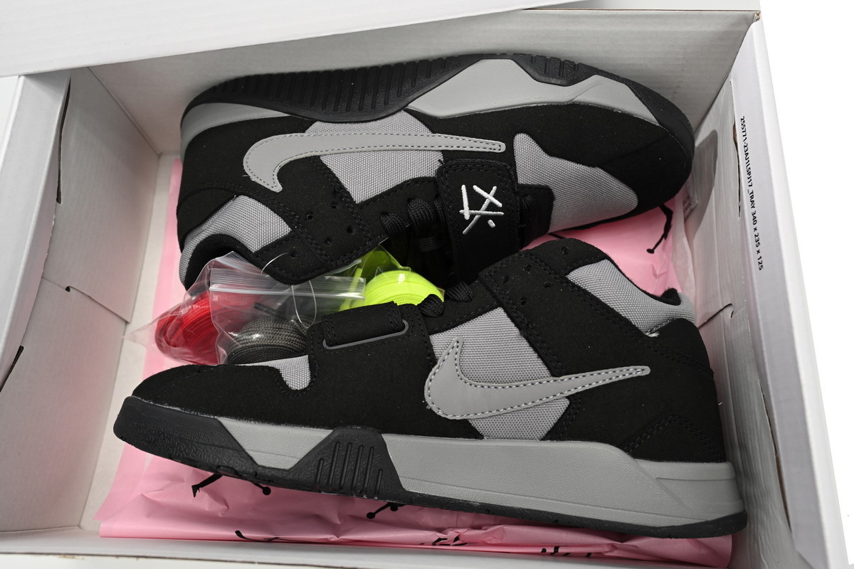  Get Travis Scott x Jordan Cut The Check Nice Kicks Black Charcoal, FZ8117-481