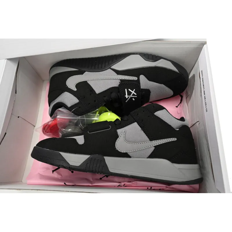  Get Travis Scott x Jordan Cut The Check Nice Kicks Black Charcoal, FZ8117-481