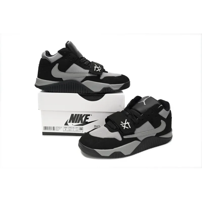  Get Travis Scott x Jordan Cut The Check Nice Kicks Black Charcoal, FZ8117-481