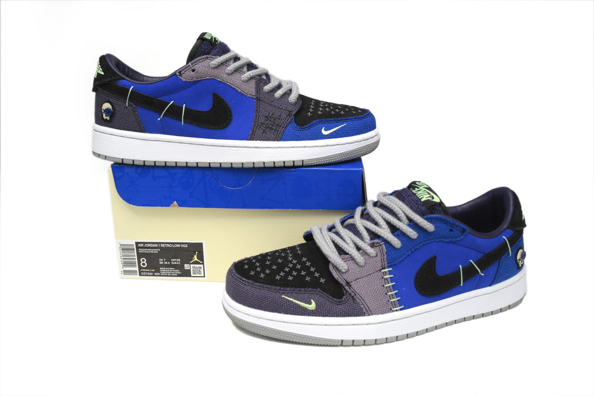  GET Zion Williamson x Air Jordan 1 Low OG Voodoo, DZ7292-420