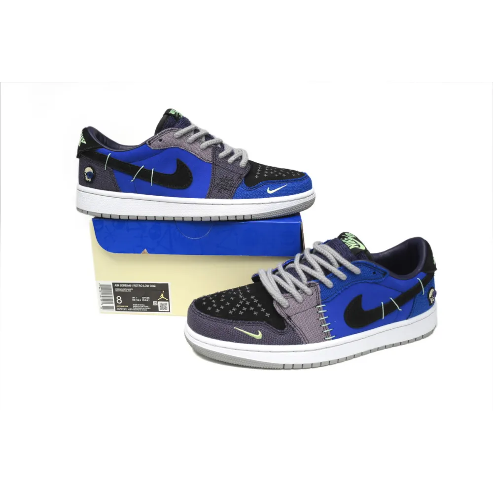 GET Zion Williamson x Air Jordan 1 Low OG Voodoo, DZ7292-420