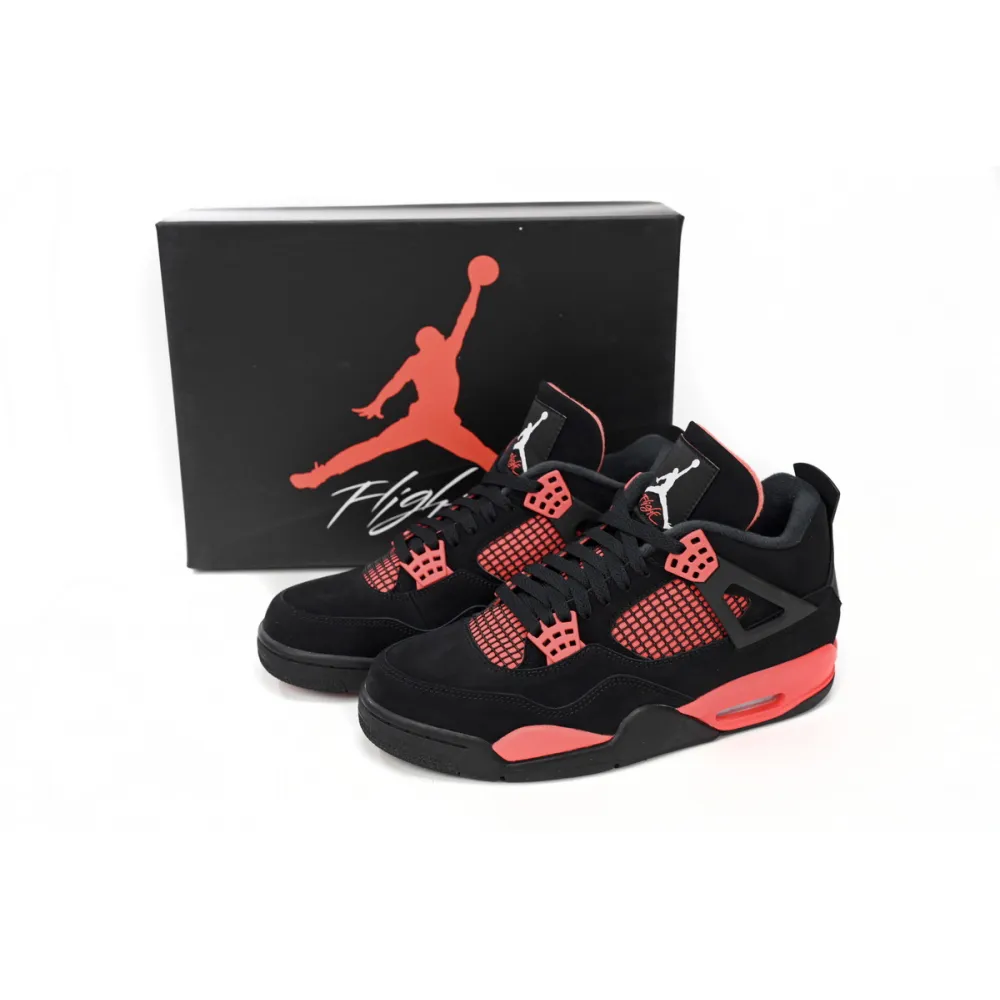 Perfectkicks Jordan 4 Retro Red Thunder reps