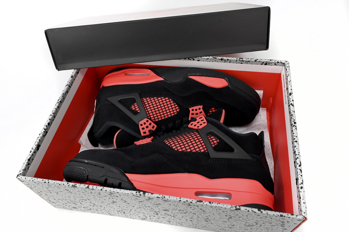 Perfectkicks Jordan 4 Retro Red Thunder reps