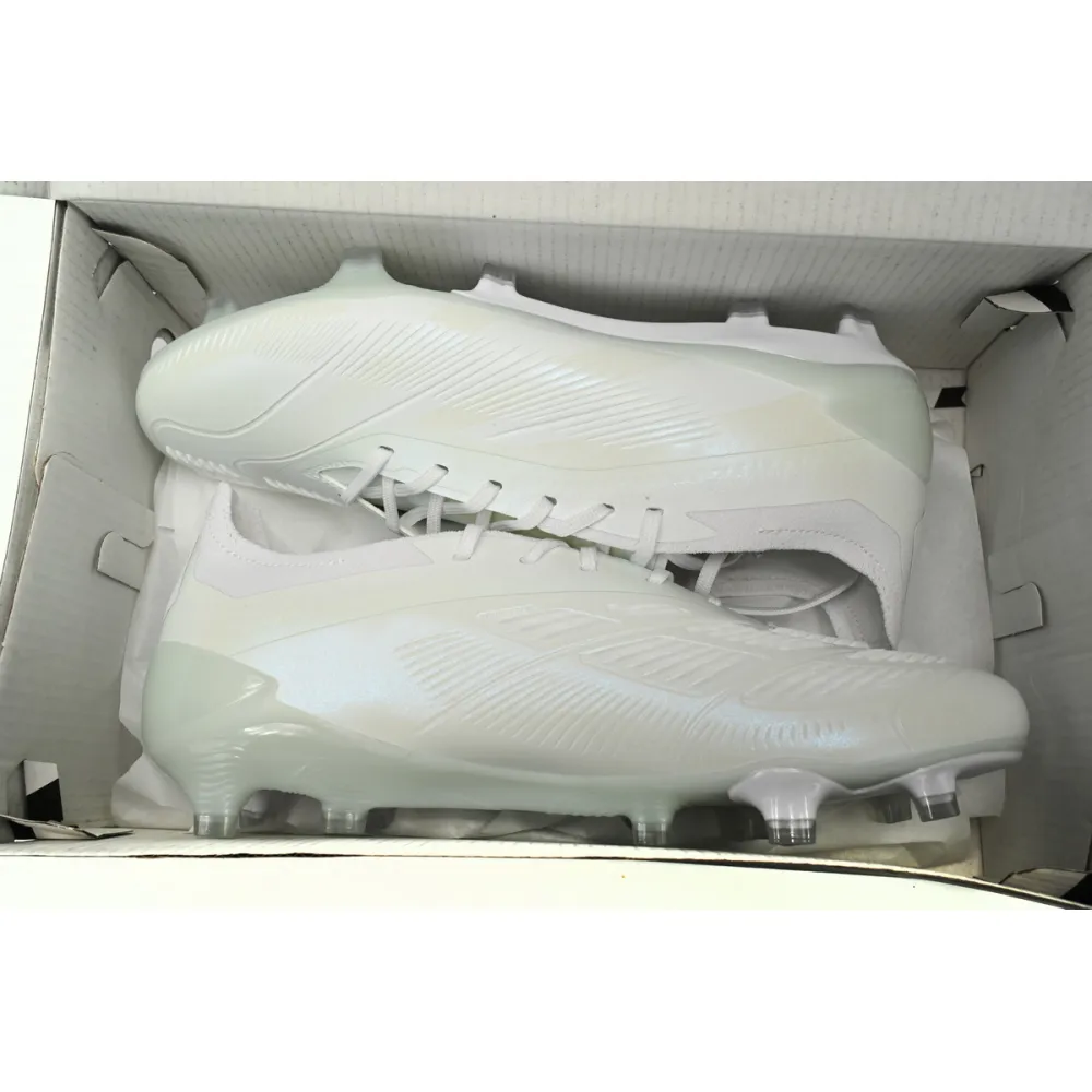 【🎁Football Shoes:Reduce 22$】Predator Mutator 20.1 Low Tie All White,IG1802