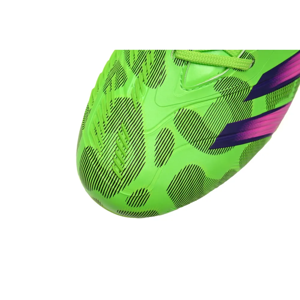 【🎁Football Shoes:Reduce 22$】Predator Mutator 20.1 Low Tie Green Pink Purple,IG 8771