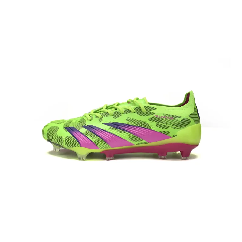 【🎁Football Shoes:Reduce 22$】Predator Mutator 20.1 Low Tie Green Pink Purple,IG 8771