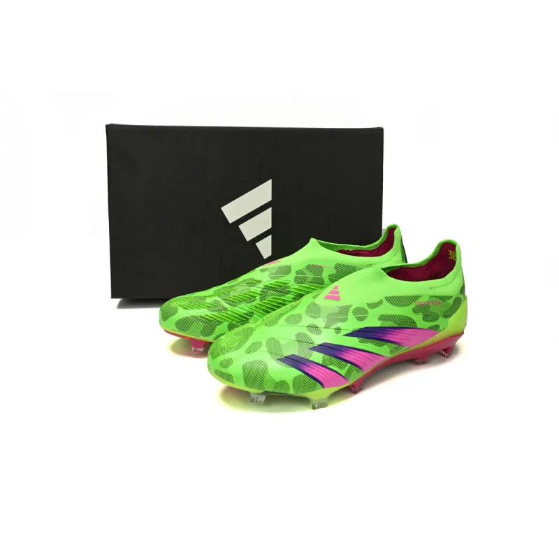 【🎁Football Shoes:Reduce 22$】Predator Mutator 20.1 Low Green Pink Purple,IG 8771