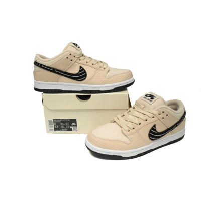  Perfectkicks Albino & Preto × Nike SB Dunk Low Pro “Pearl White”,FD2627-200  02