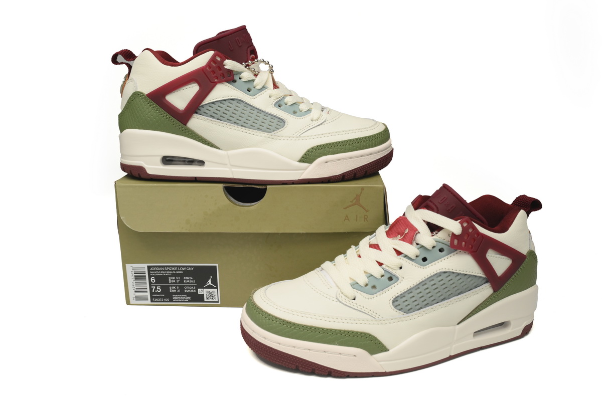  GET Jordan Spizike Low Chinese New Year (2024)，FJ6372-100