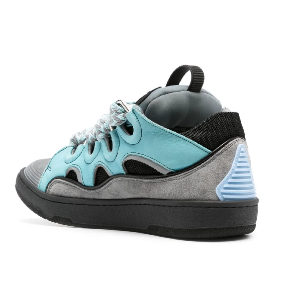 Perfectkicks Lanvin Curb leather sneakers, FWSKDK02TONEP24