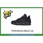 🌟Flash Sales🌟 Perfectkicks Jordan 4 Retro Black Cat ,CU1110-010