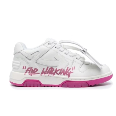  Perfectkicks OFF-WHITE Out Of Office Low Tops (W) For Walking Fuschia,OWIA259F22LEA0020132 01