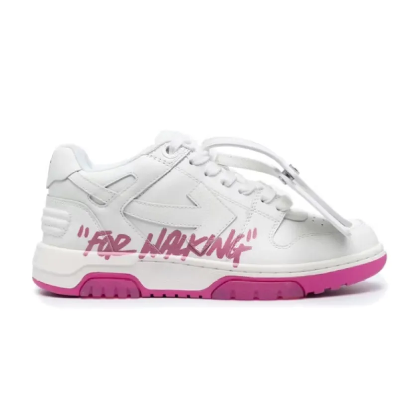 PK OFF-WHITE Out Of Office Low Tops (W) For Walking Fuschia,OWIA259F22LEA0020132