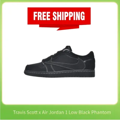 ❗❗Free shipping❗❗ Travis Scott x Air Jordan 1 Low Black Phantom,DM7866-001  01