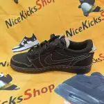 PK ❗❗Free shipping❗❗ Travis Scott x Air Jordan 1 Low Black Phantom,DM7866-001 