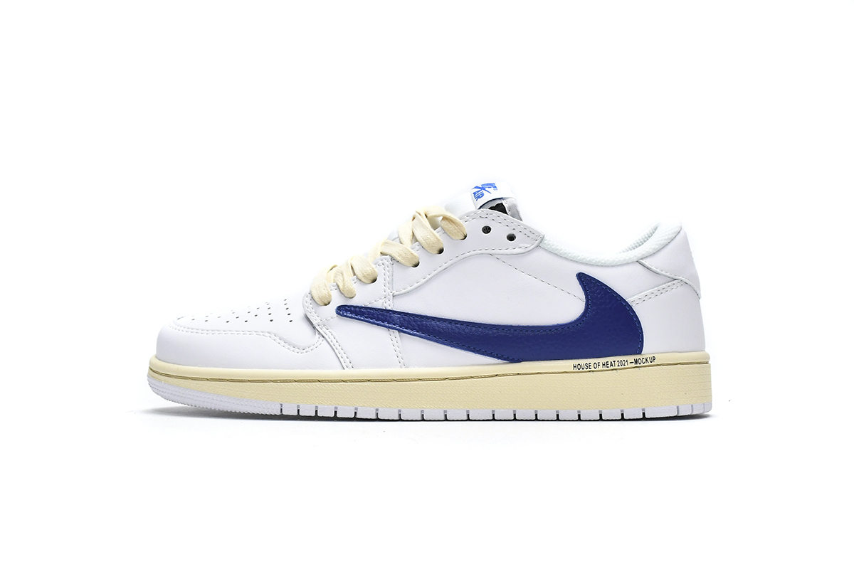  GET  Travis Scott x Air Jordan 1 Low White Blue  DH68369-186