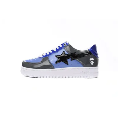  GET  A Bathing Ape Bape Sta Low Lnk Blue Mirror Surface 1H20 191 046 01
