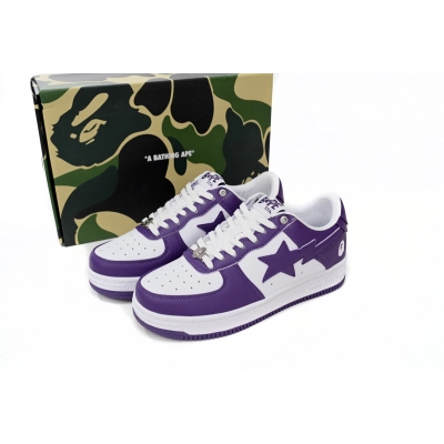  GET  A Bathing Ape Bape Sta Low White Purple 1170 0191 007 02