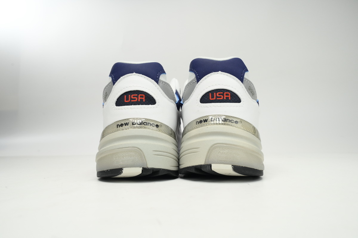  GET  New Balance 992 White Navy M992EC