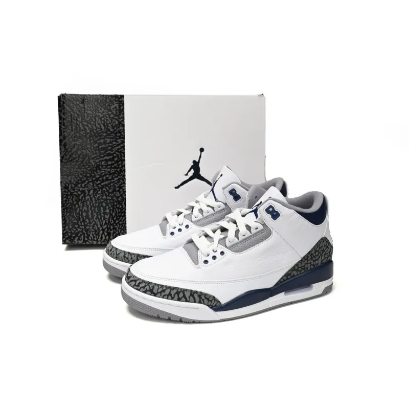  Perfectkicks Air Jordan 3 White Navy Cement,CT8532-140
