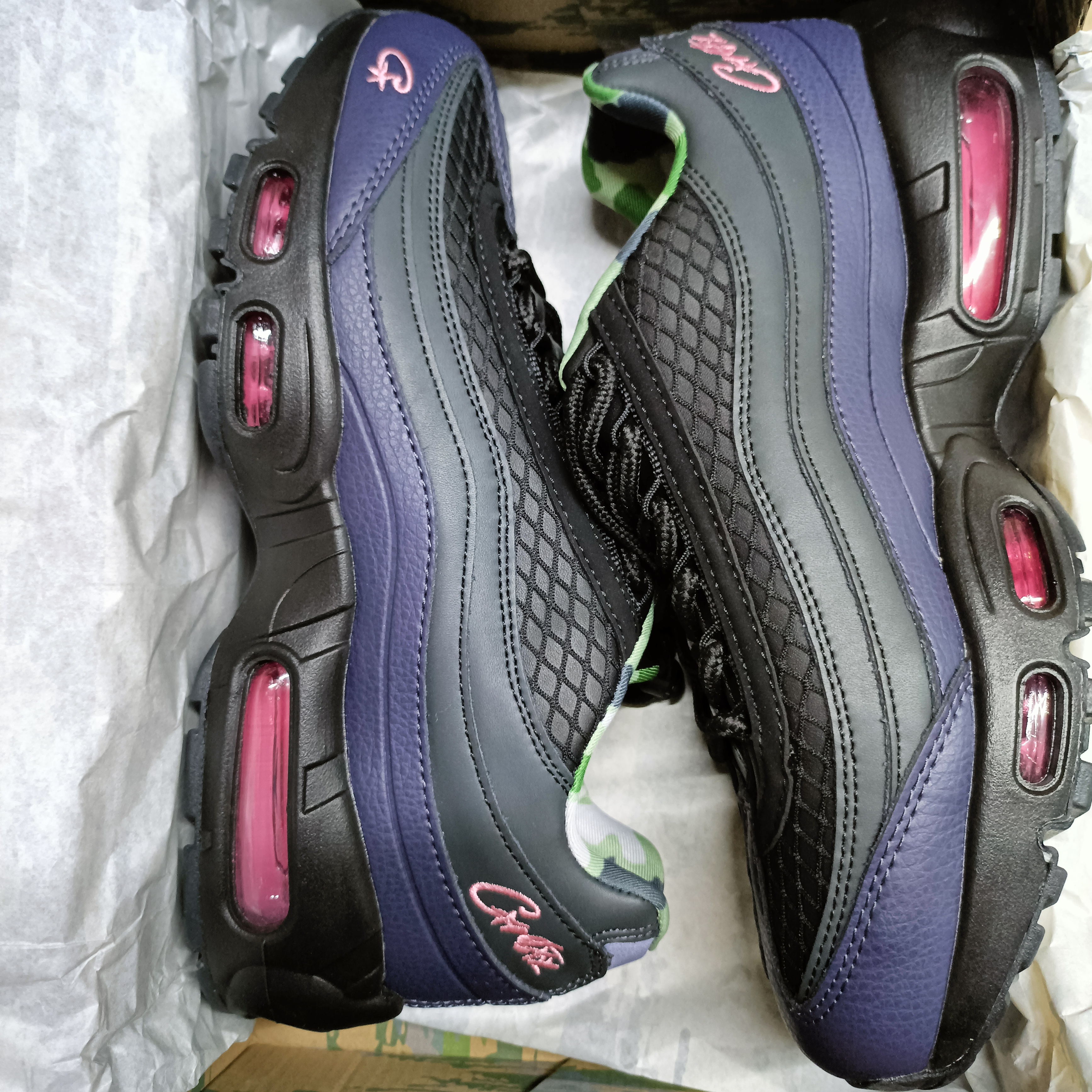  【30$ OFF Flash Sale】GET Corteiz Corteiz x  Air Max 95 Pink Beam FB2709-001 