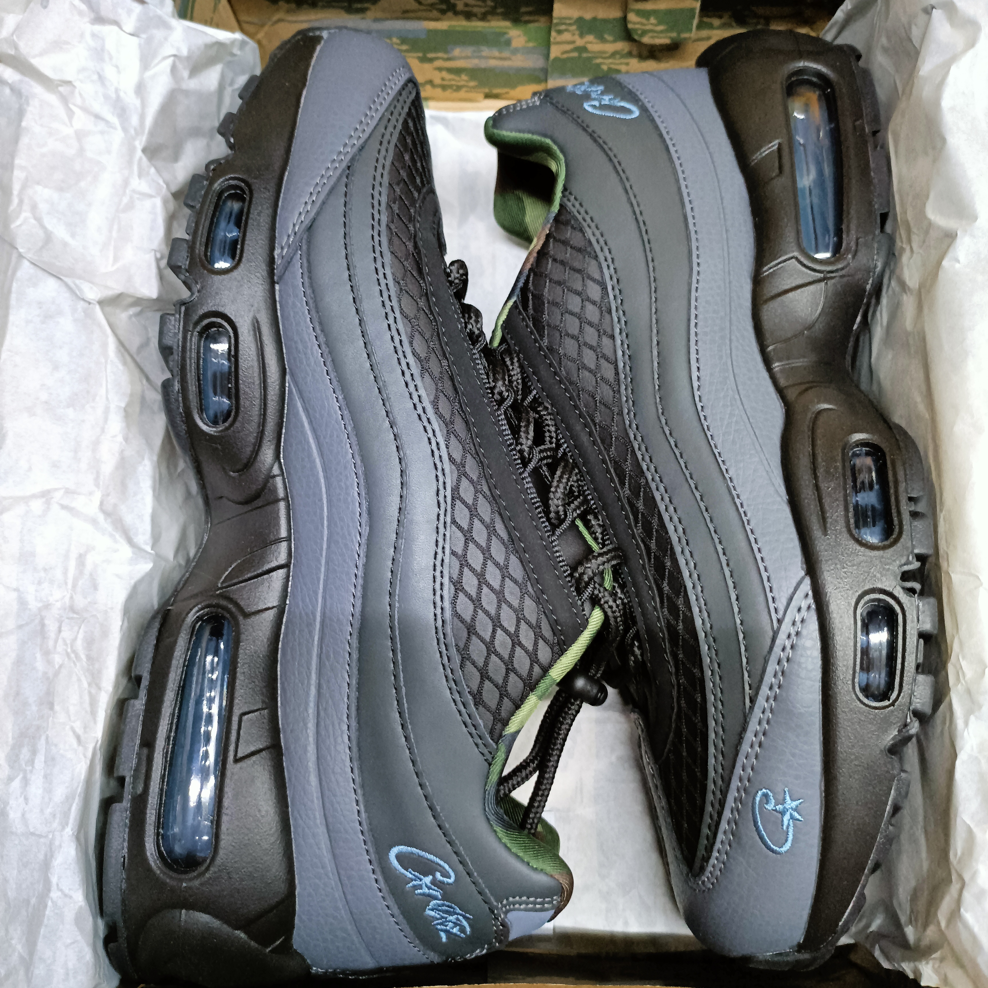  【30$ OFF Flash Sale】GET Corteiz Corteiz x Air Max 95 Les Bleus FB2709-002 