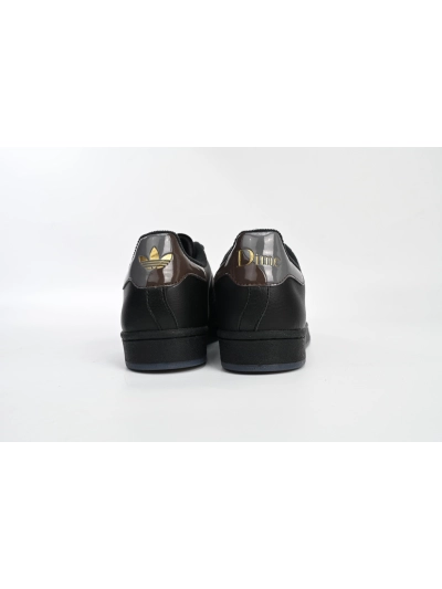 POP  Superstar Shoes White Black Gold Black FZ6003 02
