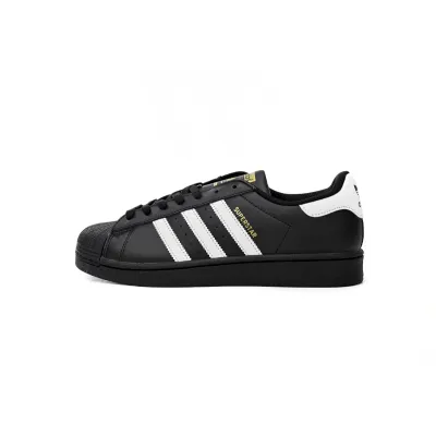 POP  Superstar Shoes White Black Gold Black Gold Label EG4959 01