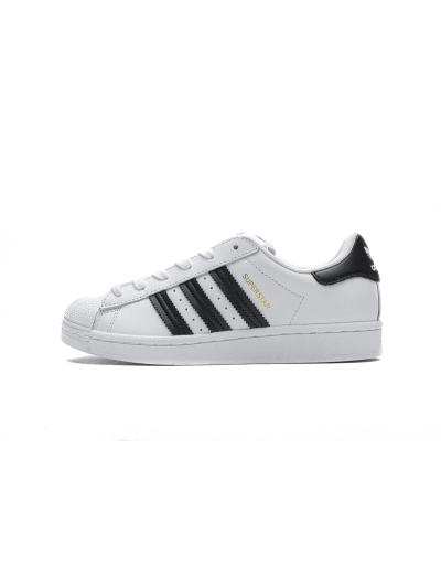 POP  Superstar Shoes White Black Gold EG4958 01