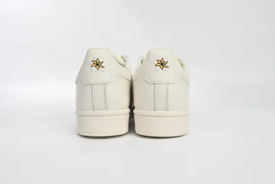 POP  Superstar Shoes White Black Gold White Rainbow ID7493 02