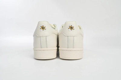 POP  Superstar Shoes White Black Gold White Rainbow ID7493 02