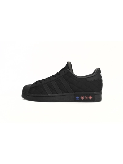 POP  Superstar Shoes White Black Year of the Tiger Black GX8826  01