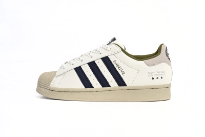 POP  Superstar Shoes White Grey Blue IG3852 01