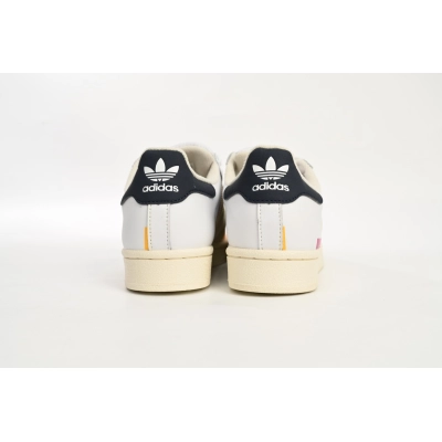 GET Superstar Shoes White New Cherry Blossom Gradient Black White Red HQ6626  02