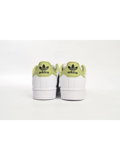 POP  Superstar Shoes White New Cherry Blossom White Green GY5986 02
