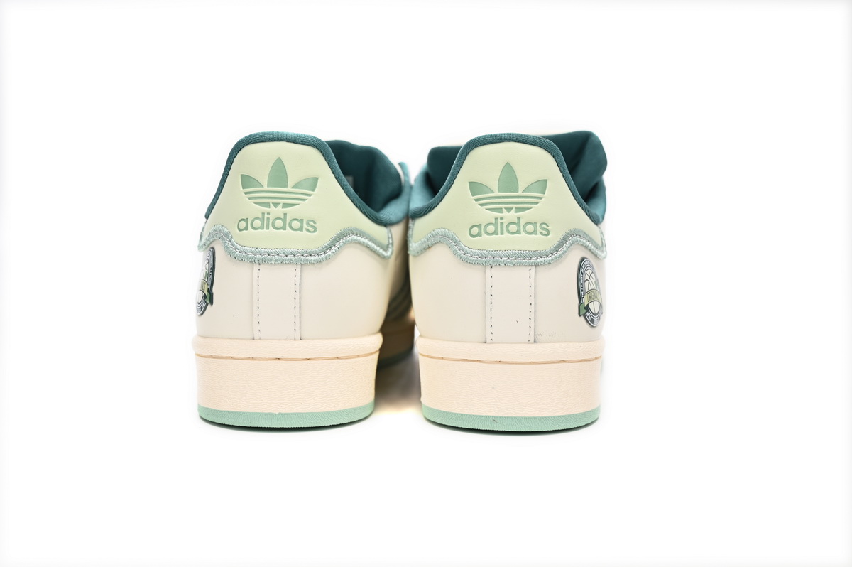 POP  Superstar Shoes White New Cherry White Green TE5532