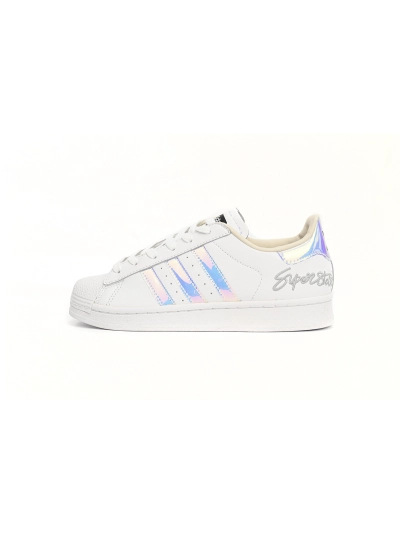POP  Superstar Shoes White White Laser EF3642 01