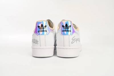 POP  Superstar Shoes White White Laser EF3642 02