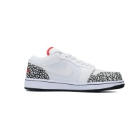 GET Air Jordan 1 Phat Low Cement 338145-162