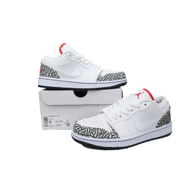 GET Air Jordan 1 Phat Low Cement 338145-162