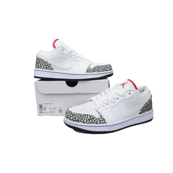 GET Air Jordan 1 Phat Low Cement 338145-162