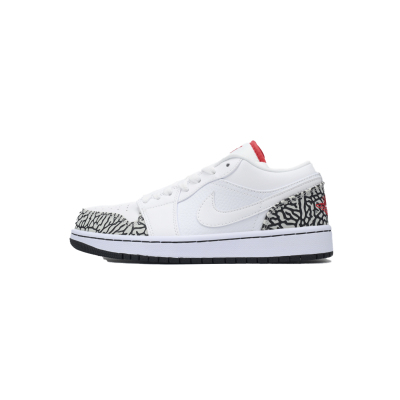 GET Air Jordan 1 Phat Low Cement 338145-162
