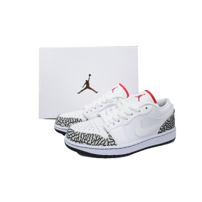 GET Air Jordan 1 Phat Low Cement 338145-162