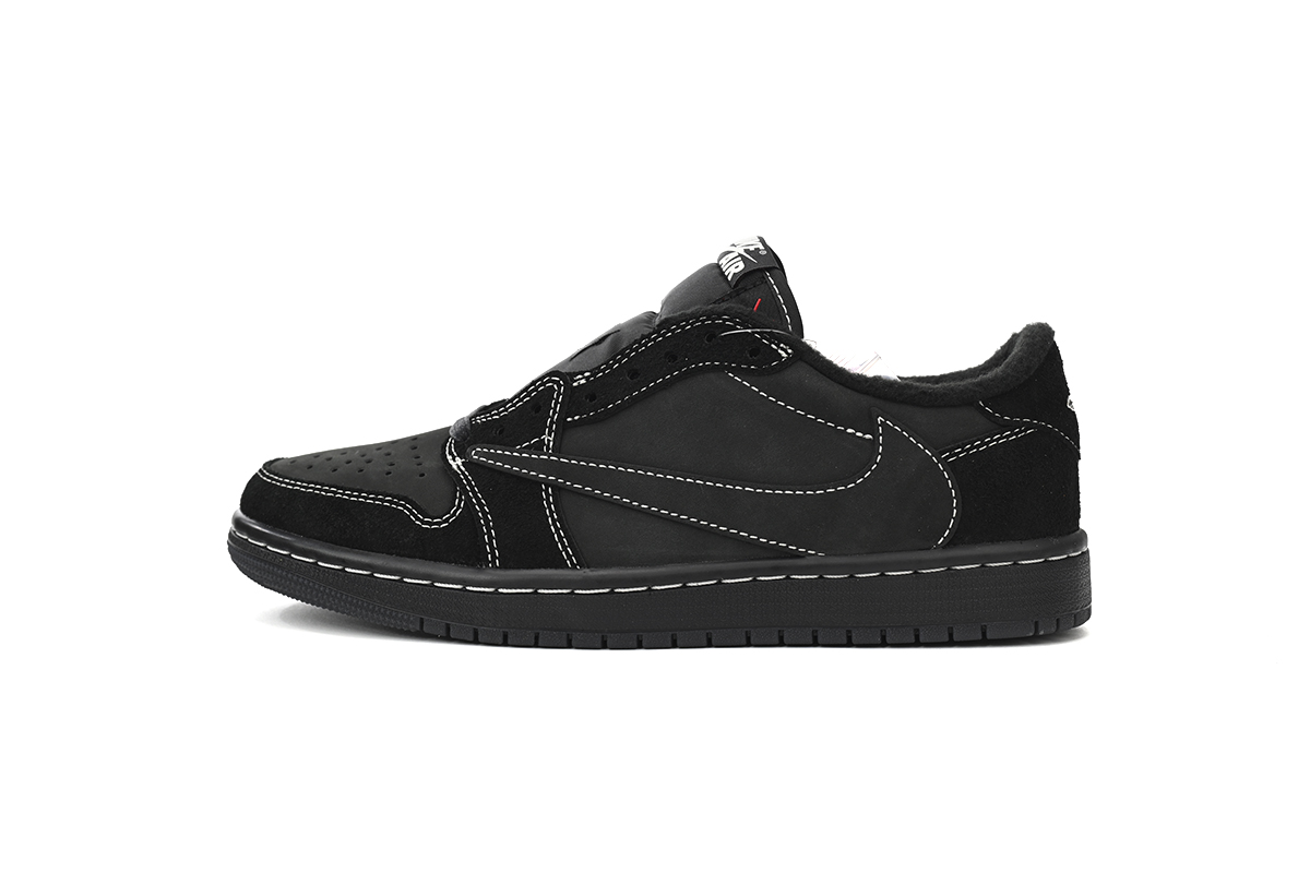   ❗❗Free shipping❗❗ Travis Scott x Air Jordan 1 Low Black Phantom,DM7866-001 