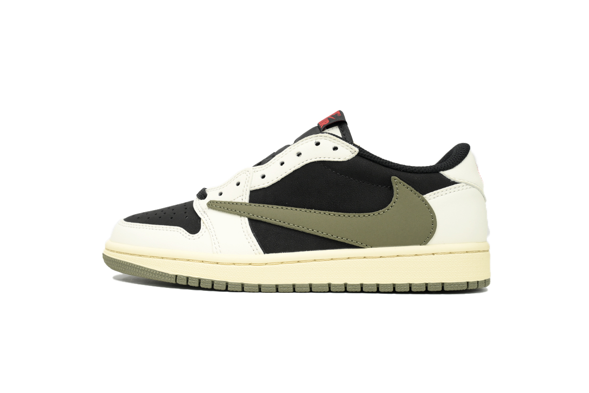   ❗❗Free shipping❗❗ Travis Scott x Air Jordan 1 Low OG Olive, DZ4137-106 